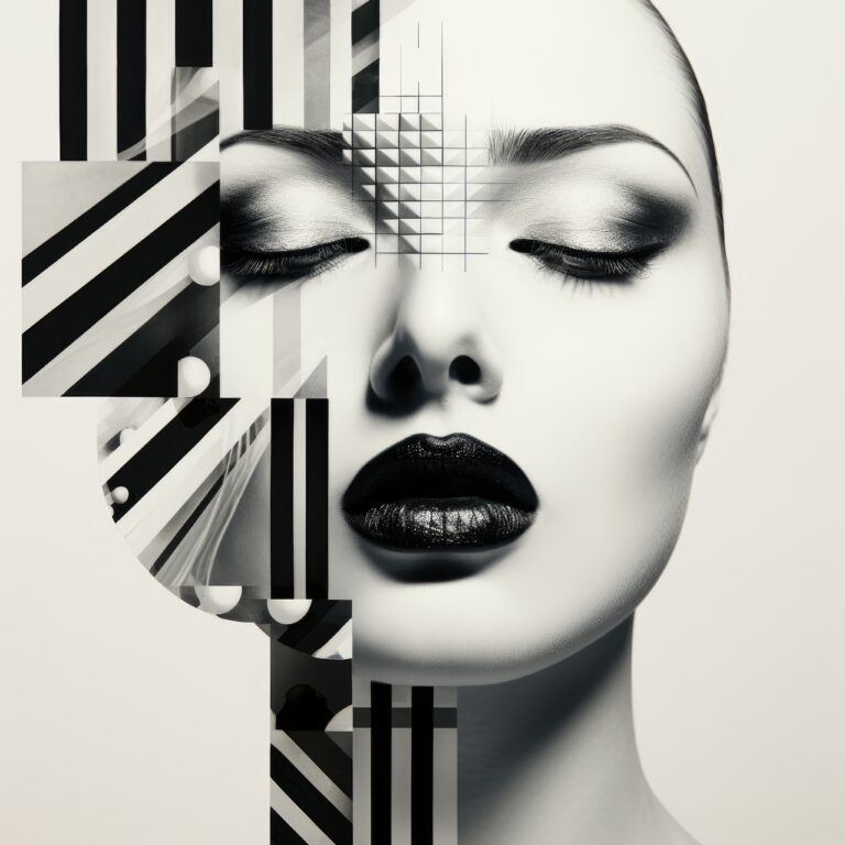 halftone-monochrome-collage